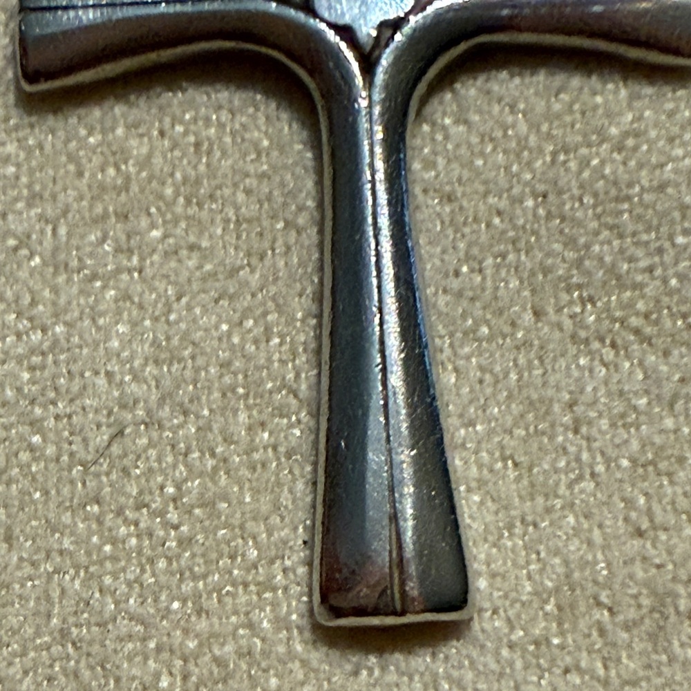 Retired James Avery Sterling Silver Descending Dove Serenity Cross Pendant EUC - Picture 12 of 14